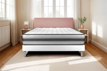 Matelas 160x190 cm Ressorts ensachés et Mémoire de forme - Vitalpower Recover