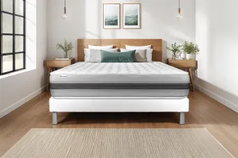 Matelas 135x200 cm Ressorts ensachés et Mémoire de forme - Vitalspring Recover
